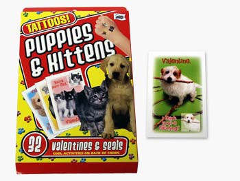 puppies and kittens valentines
