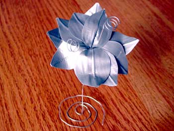 Duct Tape Flower - How to make simple water-resistant flowers